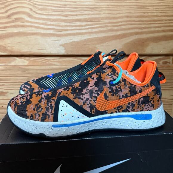 Nike PG4 Digi Camo Light Cream Total Orange CD5079-200 Size 16 main image 11